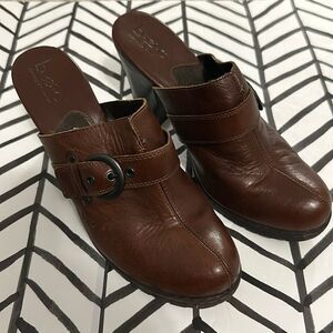 b.o.c Born Concepts Size 9 Chunky Open Ankle Block Heel Slip on Booties